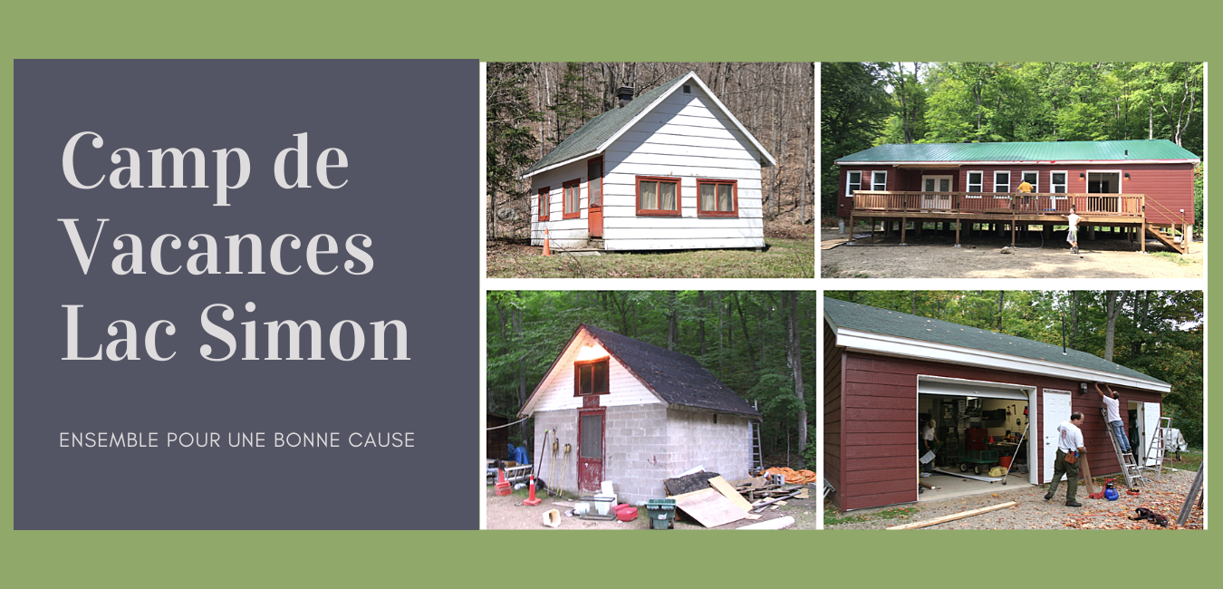 camp de vacances lac-simon bonne cause